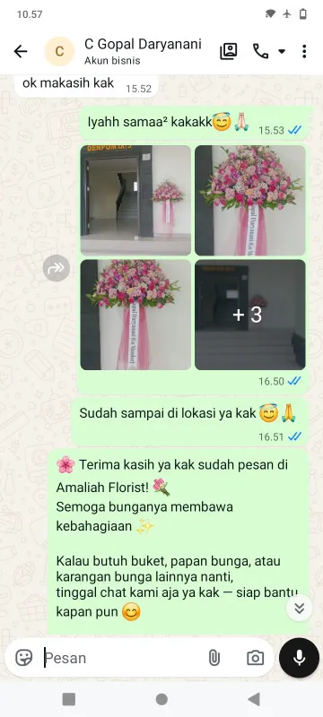 Pengiriman Karangan Bunga Karet Kuningan