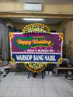Papan Bunga di Karet Kuningan