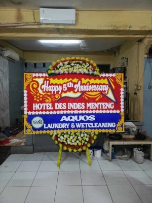 Papan Bunga di Karet Kuningan