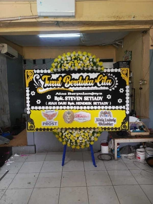 Papan Bunga di Karet Kuningan
