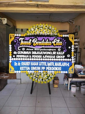 Papan Bunga di Karet Kuningan